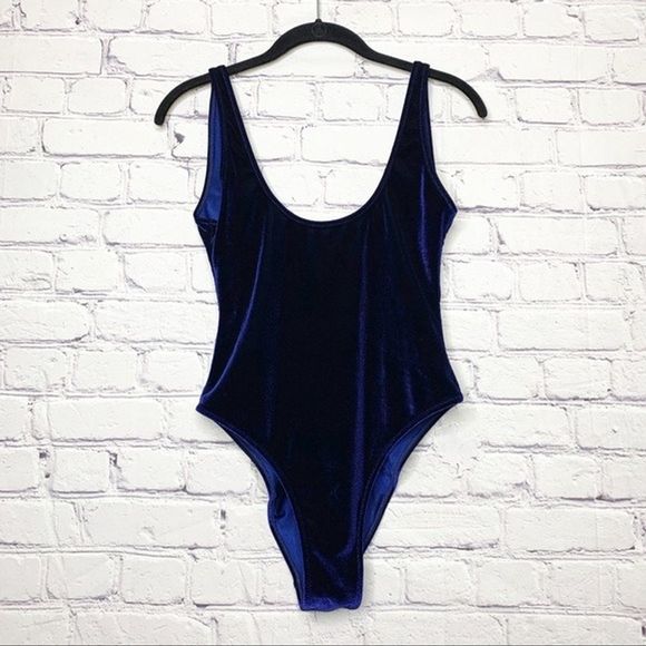 Stone Fox Swim Other - Stone Fox Swim Crushed Velvet One Piece Swimsuit M